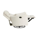  Manufacturer Color_Beige -- Desso 9148BEG-1SW Swivel Glider Reclining Chair IMAGE 9