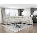  Manufacturer Color_Taupe -- Homelegance Fairway Power Reclining Leather Look 3 pc Sectional IMAGE 12