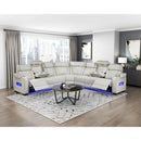  Manufacturer Color_Taupe -- Homelegance Fairway Power Reclining Leather Look 3 pc Sectional IMAGE 15