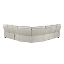  Manufacturer Color_Taupe -- Homelegance Fairway Power Reclining Leather Look 3 pc Sectional IMAGE 3