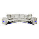  Manufacturer Color_Taupe -- Homelegance Fairway Power Reclining Leather Look 3 pc Sectional IMAGE 5
