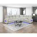  Manufacturer Color_Taupe -- Homelegance Fairway Power Reclining Leather Look 3 pc Sectional IMAGE 17