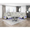  Manufacturer Color_Taupe -- Homelegance Fairway Power Reclining Leather Look 3 pc Sectional IMAGE 19