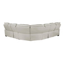  Manufacturer Color_Taupe -- Homelegance Fairway Power Reclining Leather Look 3 pc Sectional IMAGE 4