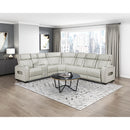  Manufacturer Color_Taupe -- Homelegance Fairway Power Reclining Leather Look 3 pc Sectional IMAGE 16