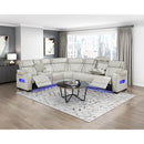  Manufacturer Color_Taupe -- Homelegance Fairway Power Reclining Leather Look 3 pc Sectional IMAGE 19