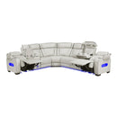  Manufacturer Color_Taupe -- Homelegance Fairway Power Reclining Leather Look 3 pc Sectional IMAGE 6