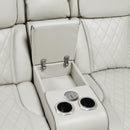  Manufacturer Color_Taupe -- Homelegance Fairway Power Reclining Leather Look 3 pc Sectional IMAGE 8