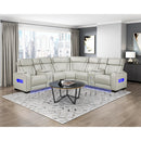 Manufacturer Color_Taupe -- Homelegance Fairway Power Reclining Leather Look 3 pc Sectional IMAGE 14
