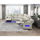  Manufacturer Color_Taupe -- Homelegance Fairway Power Reclining Leather Look 3 pc Sectional IMAGE 17
