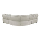  Manufacturer Color_Taupe -- Homelegance Fairway Power Reclining Leather Look 3 pc Sectional IMAGE 3