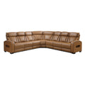 Manufacturer Color_Brown -- Fairway 9516BRWS*33L3RPWH 3 pc Power Reclining Sectional with Wireless Chargers and Charging Ports IMAGE 1