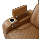  Manufacturer Color_Brown -- Fairway 9516BRWS*33L2RCNPWH 3 pc Power Reclining Sectional with Right Side Console IMAGE 11