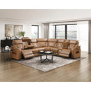  Manufacturer Color_Brown -- Fairway 9516BRWS*33L2RCNPWH 3 pc Power Reclining Sectional with Right Side Console IMAGE 20