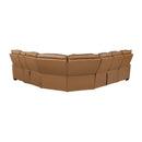  Manufacturer Color_Brown -- Fairway 9516BRWS*33L2RCNPWH 3 pc Power Reclining Sectional with Right Side Console IMAGE 4