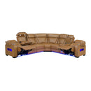  Manufacturer Color_Brown -- Fairway 9516BRWS*33L2RCNPWH 3 pc Power Reclining Sectional with Right Side Console IMAGE 6