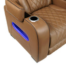  Manufacturer Color_Brown -- Fairway 9516BRWS*32LCN3RPWH 3 pc Power Reclining Sectional with Left Side Console IMAGE 14