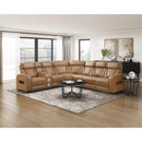  Manufacturer Color_Brown -- Fairway 9516BRWS*32LCN3RPWH 3 pc Power Reclining Sectional with Left Side Console IMAGE 18