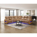 Manufacturer Color_Brown -- Fairway 9516BRWS*32LCN3RPWH 3 pc Power Reclining Sectional with Left Side Console IMAGE 19