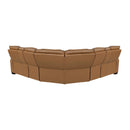  Manufacturer Color_Brown -- Fairway 9516BRWS*32LCN2RCNPWH 3 pc Power Reclining Sectional with Consoles and Wireless speakers IMAGE 3