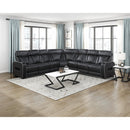  Manufacturer Color_Black -- Fairway 9516BLKS*33L3RPWH 3 pc Power Reclining Sectional with Wireless Chargers and Charging Ports IMAGE 14