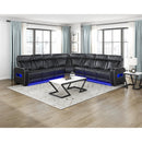  Manufacturer Color_Black -- Fairway 9516BLKS*33L3RPWH 3 pc Power Reclining Sectional with Wireless Chargers and Charging Ports IMAGE 15