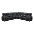  Manufacturer Color_Black -- Fairway 9516BLKS*33L3RPWH 3 pc Power Reclining Sectional with Wireless Chargers and Charging Ports IMAGE 1