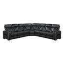  Manufacturer Color_Black -- Fairway 9516BLKS*33L3RPWH 3 pc Power Reclining Sectional with Wireless Chargers and Charging Ports IMAGE 1