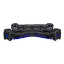  Manufacturer Color_Black -- Fairway 9516BLKS*33L3RPWH 3 pc Power Reclining Sectional with Wireless Chargers and Charging Ports IMAGE 5