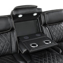  Manufacturer Color_Black -- Fairway 9516BLKS*33L3RPWH 3 pc Power Reclining Sectional with Wireless Chargers and Charging Ports IMAGE 7