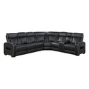 Manufacturer Color_Black -- Fairway 9516BLKS*33L2RCNPWH 3 pc Power Reclining Sectional with Right Side Console IMAGE 1
