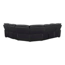  Manufacturer Color_Black -- Fairway 9516BLKS*33L2RCNPWH 3 pc Power Reclining Sectional with Right Side Console IMAGE 4