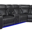  Manufacturer Color_Black -- Fairway 9516BLKS*32LCN3RPWH 3 pc Power Reclining Sectional with Left Side Console IMAGE 15