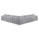  Homelegance 9155GY*51L1R 5 pc Modular Sectional IMAGE 3