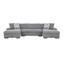  Homelegance Raife 9624GY*3LCRC 3 pc Sectional with Left and Right Chaise IMAGE 2