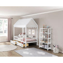  Homelegance Sloane B2024WH-16S4 Bookcase, 4 Fixed Shelves IMAGE 9