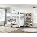  Homelegance Sloane B2024WH-16S3 Bookcase, 3 Fixed Shelves IMAGE 10