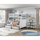  Homelegance Sloane B2024WH-16S3 Bookcase, 3 Fixed Shelves IMAGE 16
