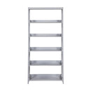  Homelegance Sloane B2024GY-16S5 Bookcase, 5 Fixed Shelves IMAGE 2