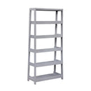  Homelegance Sloane B2024GY-16S5 Bookcase, 5 Fixed Shelves IMAGE 4