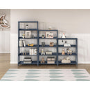  Homelegance Sloane B2024BU-16S3 Bookcase, 3 Fixed Shelves IMAGE 6