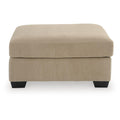  Manufacturer Color_Sand -- Signature Design by Ashley SimpleJoy Fabric Ottoman IMAGE 1
