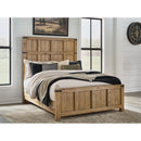  Size_Queen -- Benchcraft Ridgester Panel Bed IMAGE 2
