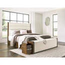  Size_California King --  Marxmore B863B5 California King Upholstered Storage Bed IMAGE 8