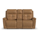  Flexsteel Ranger Power Reclining Leather Loveseat with Console 1640-64P5-43972 IMAGE 3