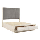  Homelegance Noctis 2391-1* Queen Platform Bed with Footboard Storage IMAGE 3