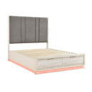  Homelegance Noctis 2391-1* Queen Platform Bed with Footboard Storage IMAGE 4