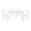  Homelegance Astoria 5892WT 5-Piece Pack Dinette Set IMAGE 1