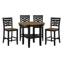 Homelegance Tyler 6022-36 5-Piece Pack Counter Height Set IMAGE 1