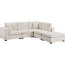  Homelegance 8310NBE*52ACC1ACROT 5-Piece Modular Sectional with Ottoman IMAGE 1